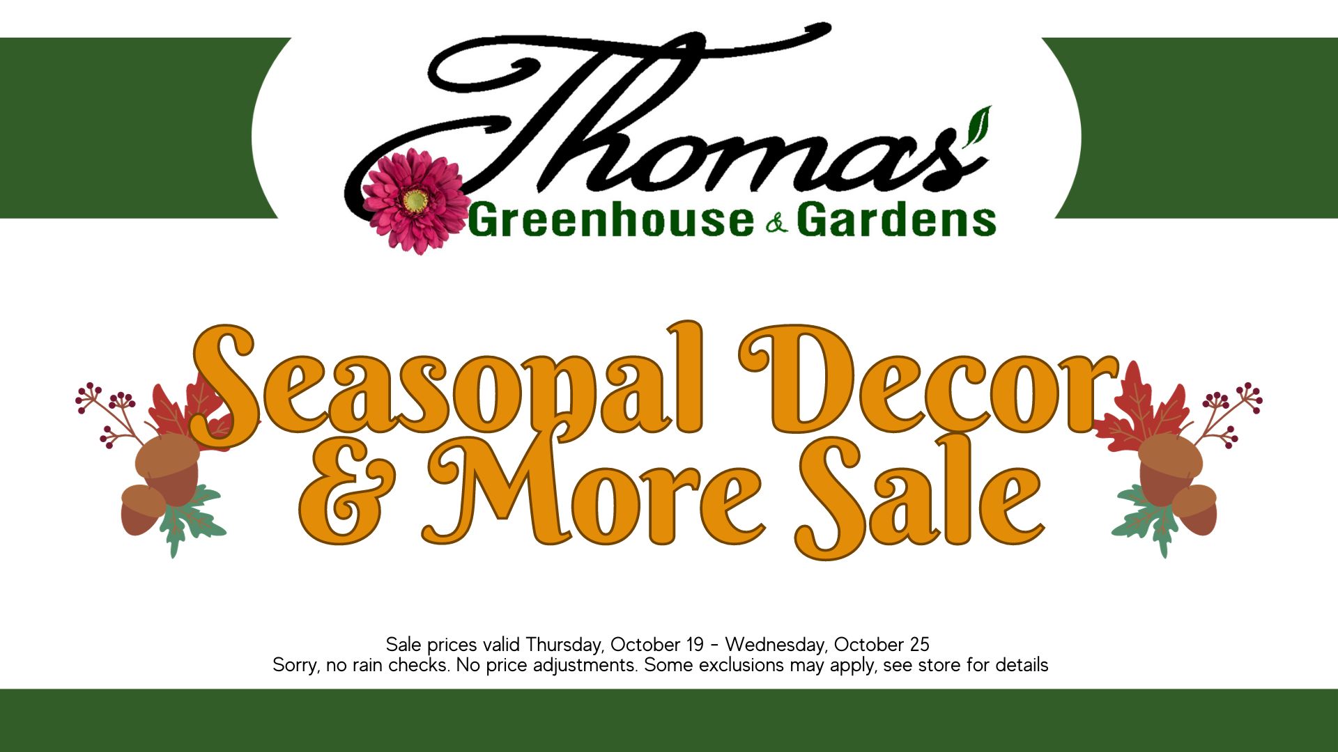 Thomas Seasonal Decor Featured Image